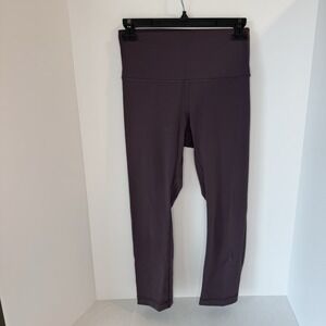 LuLuLemon Align High Rise Pant 21" Leggings Women's 6 Purple Stretch Yoga Gym